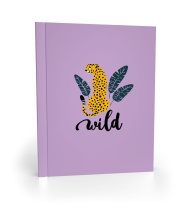 Блокнот А6 7БЦ  64л "Wild" точка, гланц.лам.