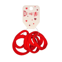 Набор резинок для волос "DecoreMe" 6шт, 1см, ассорти