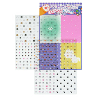 Наклейки на ногти 15*20см  2л. "Кошачьи мечты. Фиолетовый" 480+ наклеек