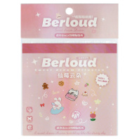 Наклейки на ногти 8,5*8,5см  24л. "Сказочные облака" 1600+ наклеек