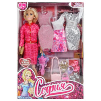 Кукла 29см "София" руки и ноги сгибаются, одежда в компл.