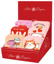 Набор открыток 60*60 мм "Валентинки" 120 шт в уп