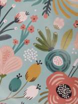 Бумага упаковочная 50*70см "Floral Bliss"