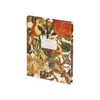 Блокнот А6 7БЦ 80л "Flora. Тропические фрукты" клетка, мат. лам.