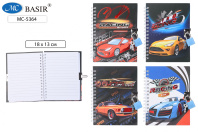 Записная книжка с замочком А5  48л. "Машины"