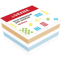 Блок бумаги для записи  (90*90*50мм) цветной., непроклеенный, 100г/м2, белизна 92%