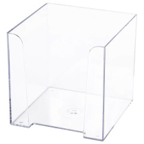 Подставка под бумажный блок (90*90*90мм) прозрачная