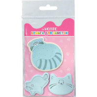 Набор бумаги с липким краем "deVENTE. Cat" 40x40 мм и 70x70 мм, 3x20 л.