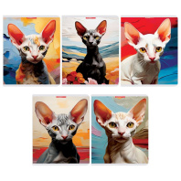 Тетрадь А5  96л кл. Academy Style "Сфинксы" софт-тач