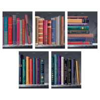 Тетрадь А5  96л кл. Hatber "Золотые страницы" софт-тач, 3D фольга, 5диз.в блоке