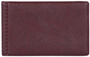 Визитница к/з на  28 визиток, бордо