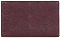 Визитница к/з на  28 визиток, бордо
