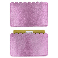 Чехол д/пласт.карт "Диско розовый" 105*60мм, блинт.тиснение, 2 отд.