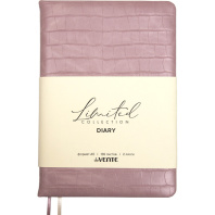Ежедневник недат. А5 deVENTE  Barbara 272стр., розовый, тв.обл.,кожзам., ляссе, 70гр/м2