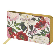 Еженедельник недат. А6  80л., кожзам, мягк.пер. "Flora. Пионы"