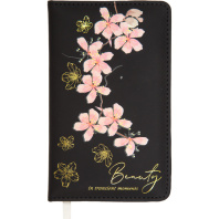 Планинг недат. 100*170мм  80л.,кожзам "Rebecca" черный, 70м/г2