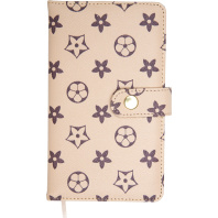 Планинг недат. 100*170мм  80л.,кожзам "Selena" бежевый, 70м/г2, на кнопке