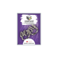 Головоломка металлическая "М-узел" 2*5см