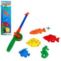Рыбалка  5 предметов, удочка, рыбки