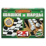 Игра 2в1 "Шашки и нарды"