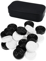 Шашки пластиковые без поля, классика 6+