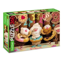 Пазлы  260 элементов  330*220мм.  "Кофейные коты"