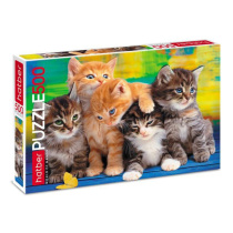 Пазлы  500 элементов  480*330мм.  "Дружные котята"
