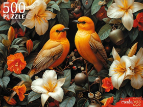 Пазлы  500 элементов  480*330мм. "Золотые птицы"