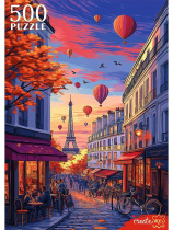 Пазлы  500 элементов  480*330мм. "Осенний Париж"