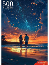 Пазлы  500 элементов  480*330мм. "Прогулка по пляжу"