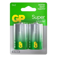 Батарейка LR20 (D) GP Super Alkaline, блистер, цена за 1 шт