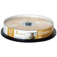 Диск CD-R Smart Track емкость 700Mb скорость 52x 10шт. в банке