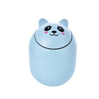 Контейнер для мусора наст."deVENTE. Kitties" с крышкой, голубой