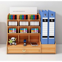 Подставка наст. "Magnat" 33*26*26см , МДФ, дерево, фактура сосны