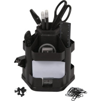 Настольный органайзер "Attomex" 13 предметов, черный