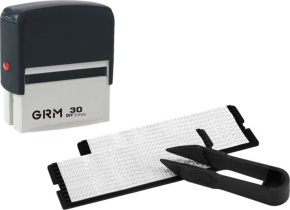 Штамп самонаборный  5 строк 47*21 мм 1 касса