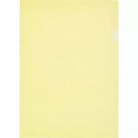 Папка уголок А4 прозр. плотн. 0,18мм жёлтая