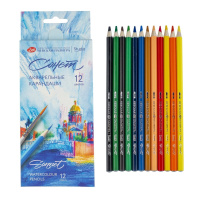 Карандаши цвет. акварельные 12цв  Сонет