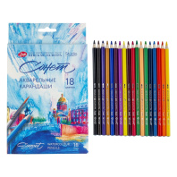 Карандаши цвет. акварельные 18цв  Сонет