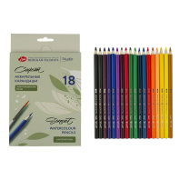 Карандаши цвет. акварельные 18цв  Сонет "Цветочное вдохновение"