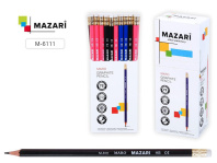 Карандаш Maro пластиковый, с ластиком HB