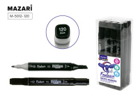 Маркер для скетчинга FANTASIA. Black, двусторон., 3,0-6,2мм