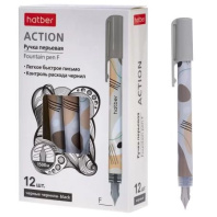 Ручка перьевая Hatber "Active" черная, F, одноразовая Ручка перьевая Hatber "Active" черная, F, одноразовая