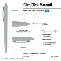 Ручка шар. BV автомат. "SlimClick. Morandi" 0,5мм, синяя, 3 вида