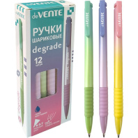 Ручка шар. deVENTE "Degrade "0,7мм, автомат., маслн. чернила, синяя, ассорти