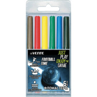 Фломастеры   6цв "deVENTE. Football Time", вентил.колпачок, блистер