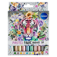 Фломастеры Jumbo  10цв "Centrum. Pastel glitter"