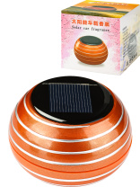 Ароматизатор в автомобиль 6*4см "Форма" на солн. батарее, красная, аромат цитрус