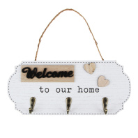 Ключница открытая 23см "WELCOME" , 3 крючка