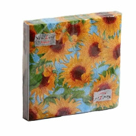 Салфетка "Подсолнух" 33*33см, 20 шт., 2-х слойная